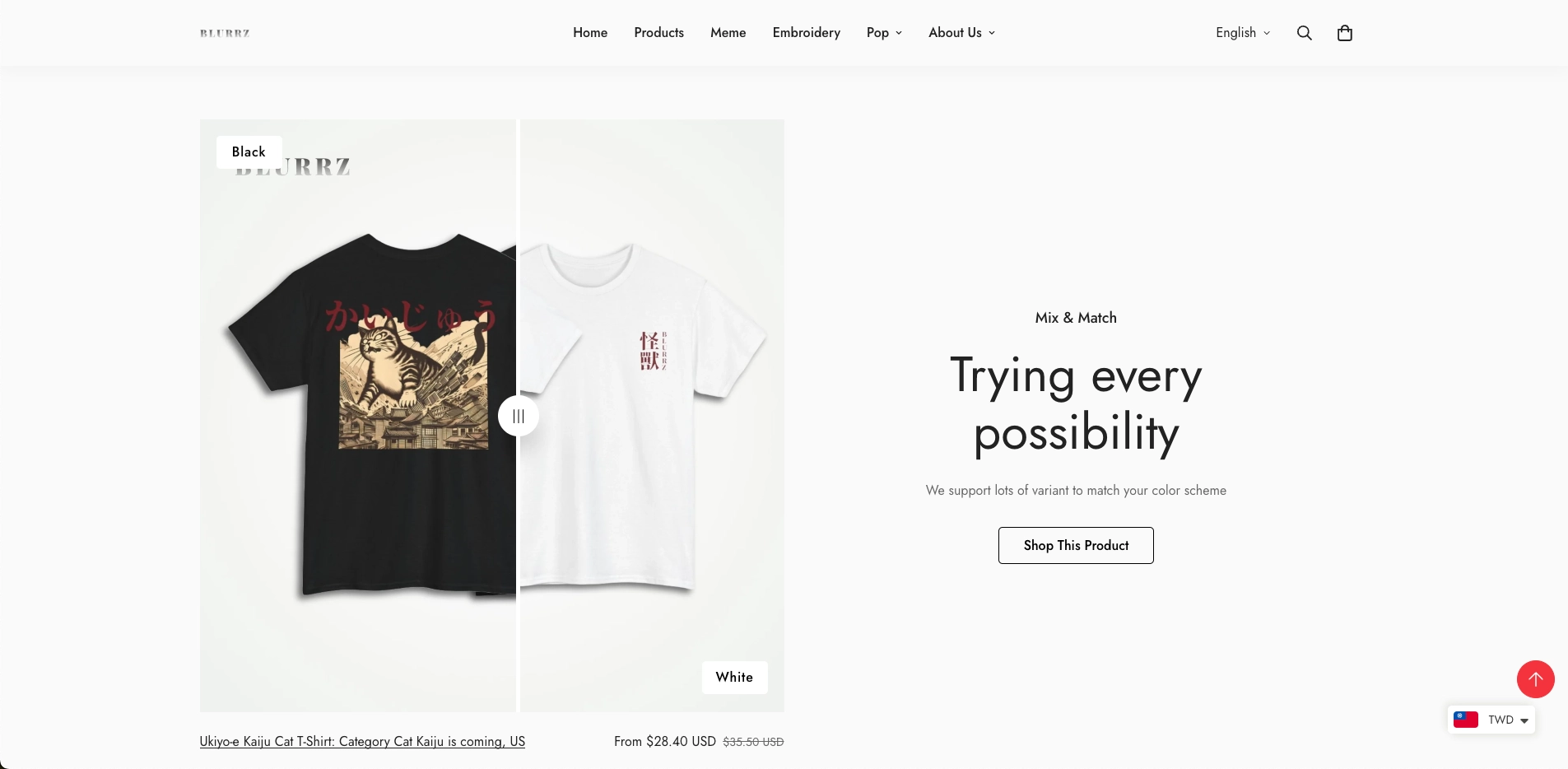 blurrz的滾動視窗